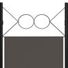 vidaXL 5-Panel Room Divider Anthracite 200x180 cm