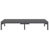vidaXL 5 Piece Garden Lounge Set with Cushions Poly Rattan Dark Grey