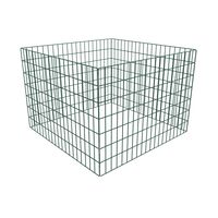 vidaXL Square Mesh Garden Composter 100 x 100 x 70 cm