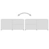 vidaXL TV Cabinet White 80x34x36 cm Engineered Wood