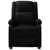 vidaXL Recliner Chair Black Faux Leather