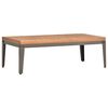 vidaXL Coffee Table | Teak Finish | Solid Acacia Wood | 110x55x36 cm | Durable