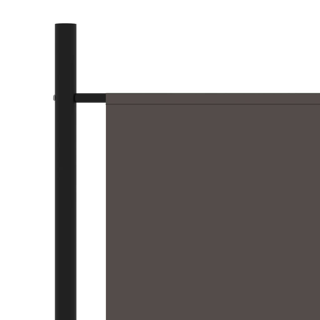 vidaXL 3-Panel Room Divider Anthracite 260x180 cm