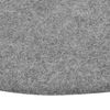 vidaXL Artificial Grass with Studs Dia.95 cm Grey Round