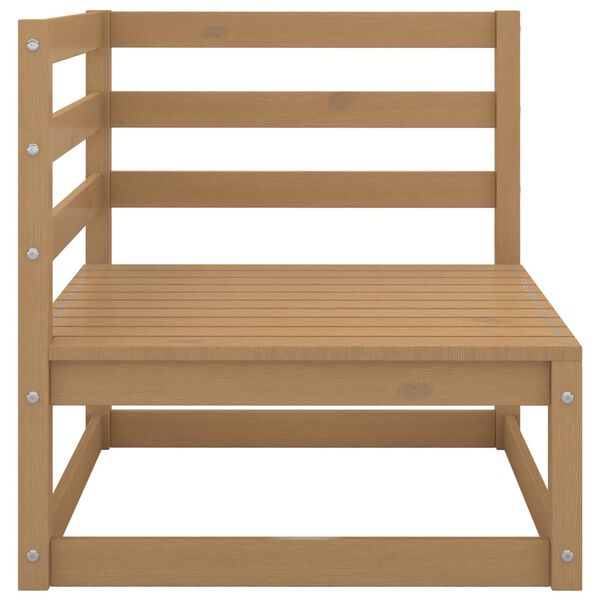 vidaXL Garden Corner Sofa Honey Brown Solid Wood Pine