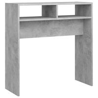 vidaXL Console Table Concrete Grey 78x30x80 cm Engineered Wood, concrete grey vidaXL Console Table Concrete Grey 78x30x80 cm Engineered Wood
