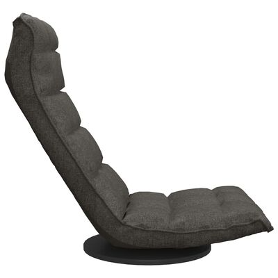 vidaXL Swivel Floor Chair Dark Grey Fabric, dark grey vidaXL Swivel Floor Chair Dark Grey Fabric