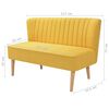 vidaXL Sofa Fabric 117x55.5x77 cm Yellow