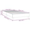 vidaXL Bed Frame without Mattress Light Grey 90x200 cm Fabric