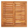 vidaXL 3 Piece Garden Bar Set Grey Solid Wood Acacia and Poly Rattan
