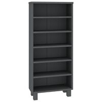 vidaXL CD Cabinet HAMAR Dark Grey 45x18x100 cm Solid Wood Pine, dark grey vidaXL CD Cabinet HAMAR Dark Grey 45x18x100 cm Solid Wood Pine