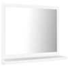 vidaXL Bathroom Mirror White 40x10,5x37 cm Engineered Wood