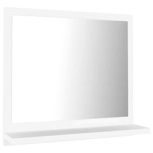 vidaXL Bathroom Mirror White 40x10,5x37 cm Engineered Wood