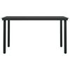 vidaXL 5 Piece Outdoor Dining Set with Cushions Grey and Black