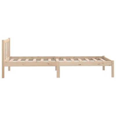 vidaXL Bed Frame without Mattress Solid Wood 90x200 cm