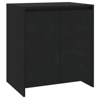 vidaXL Sideboard Black 70x41x75 cm Engineered Wood, black vidaXL Sideboard Black 70x41x75 cm Engineered Wood