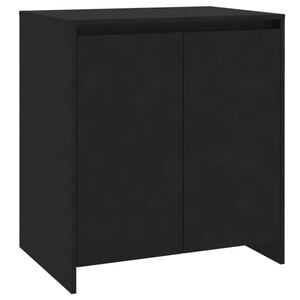 vidaXL Sideboard Black 70x41x75 cm Engineered Wood