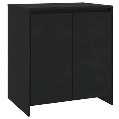 vidaXL Sideboard Black 70x41x75 cm Engineered Wood, black vidaXL Sideboard Black 70x41x75 cm Engineered Wood