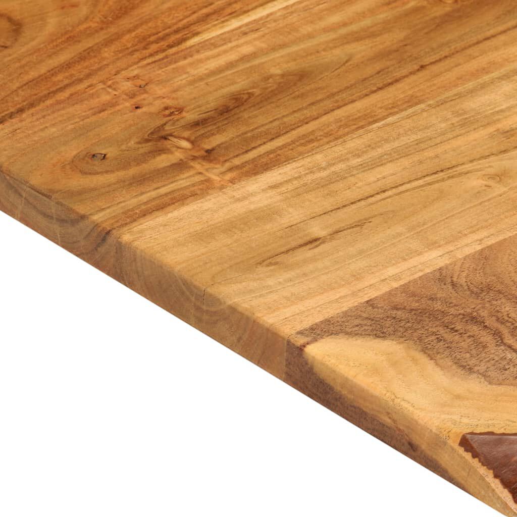 vidaXL Bathroom Vanity Top Solid Acacia Wood 100x52x2.5 cm