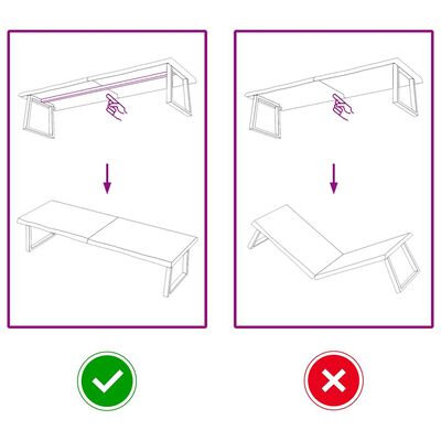 vidaXL Table Top Light Brown 180x50x(2-4) cm Treated Solid Wood Oak, light brown vidaXL Table Top Light Brown 180x50x(2-4) cm Treated Solid Wood Oak