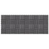 vidaXL Decking Tiles 10 pcs Grey Wash 30x30 cm Solid Acacia Wood
