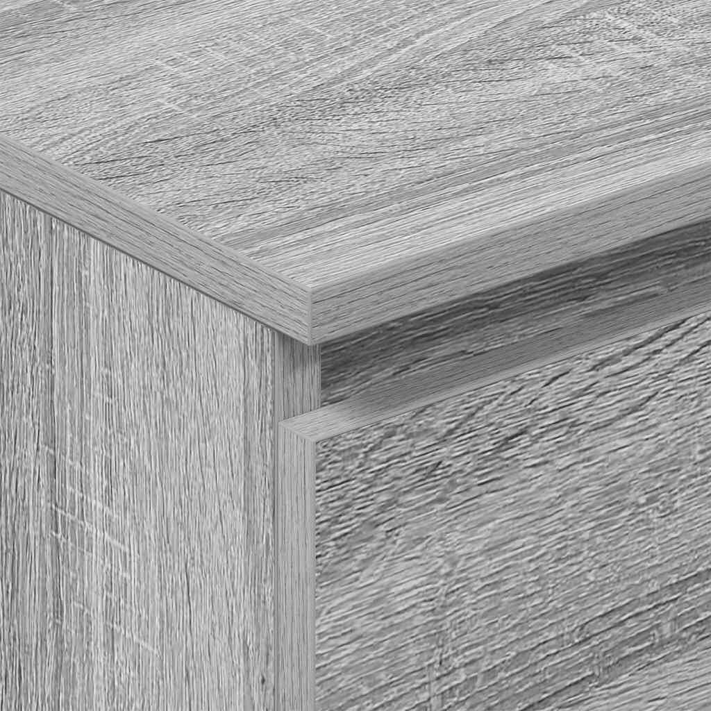 vidaXL Sideboard Grey Sonoma 60x35x98.5 cm Engineered Wood