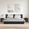 vidaXL Bedside Cabinets 2 pcs Black 40x30x39 cm Engineered Wood
