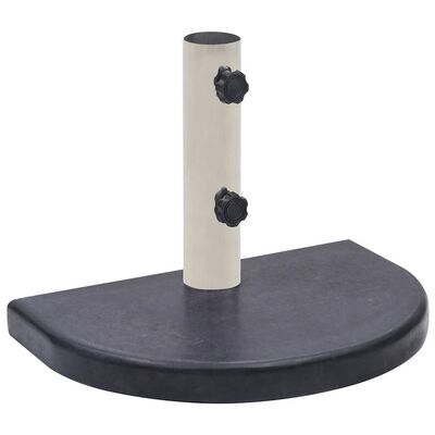 vidaXL Umbrella Base Black 40x28x4 cm Granite, black vidaXL Umbrella Base Black 40x28x4 cm Granite