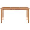 vidaXL 7 Piece Garden Dining Set Solid Wood Teak