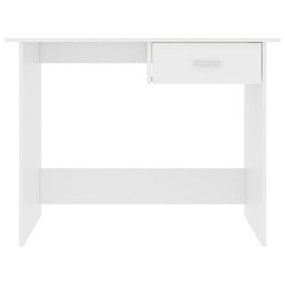 vidaXL Desk White 100x50x76 cm Engineered Wood, white vidaXL Desk White 100x50x76 cm Engineered Wood