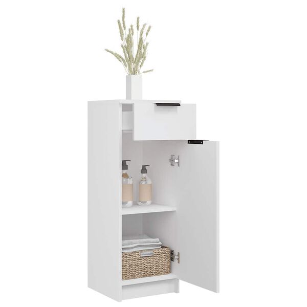 vidaXL Bathroom Cabinet White 32x33.5x90 cm Engineered Wood