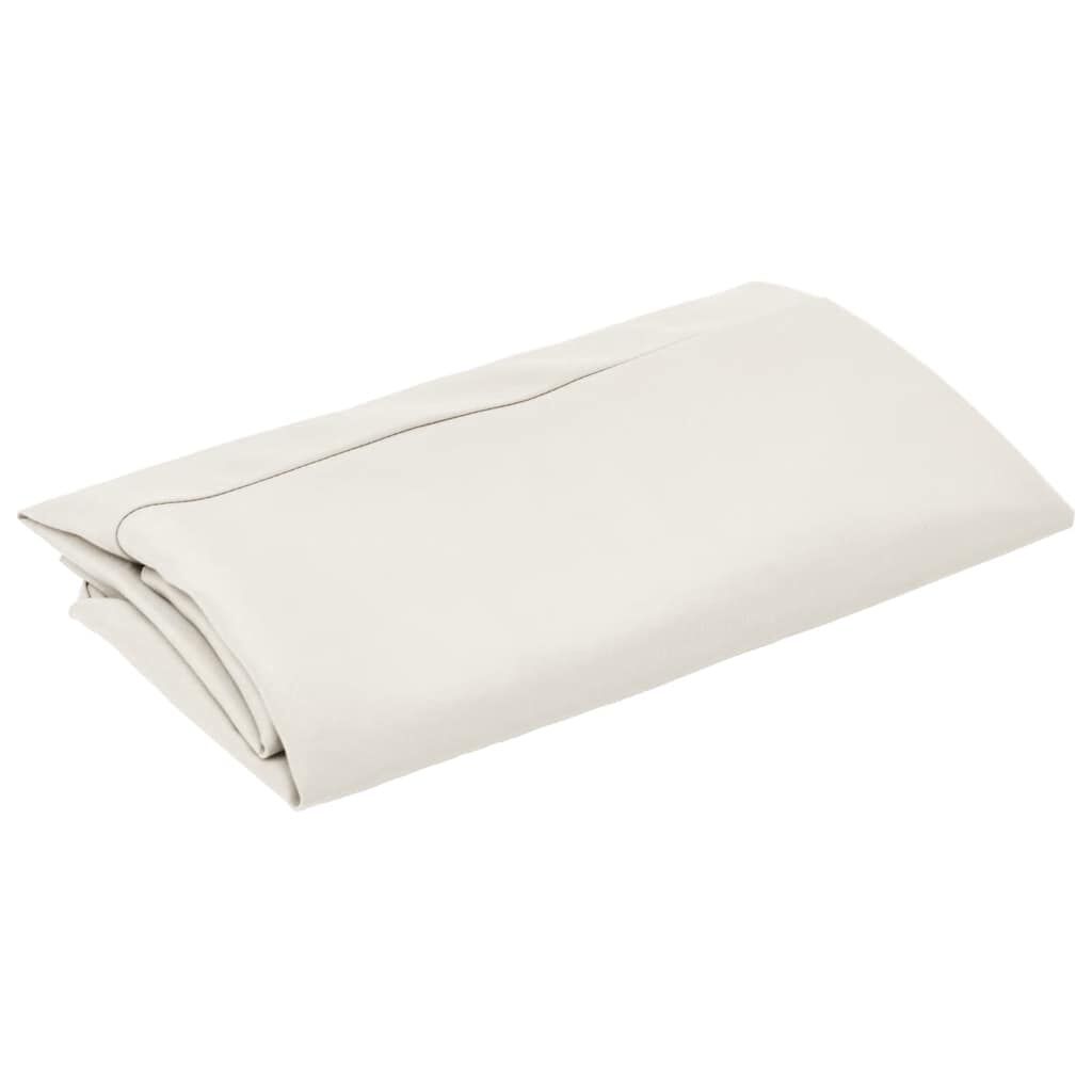 vidaXL Replacement Fabric for Outdoor Parasol Sand White 300 cm
