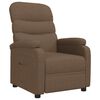 vidaXL Recliner Chair Brown Fabric