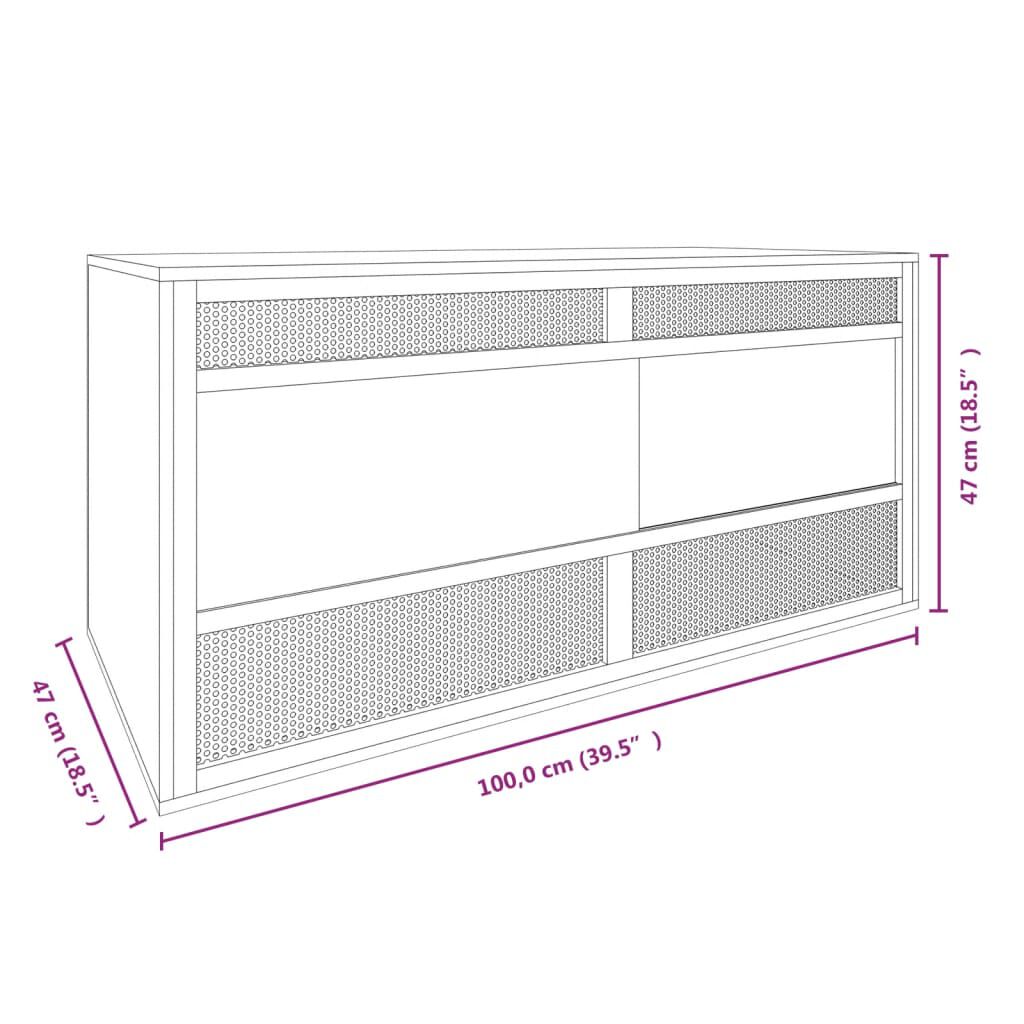 vidaXL Terrarium Engineered Wood
