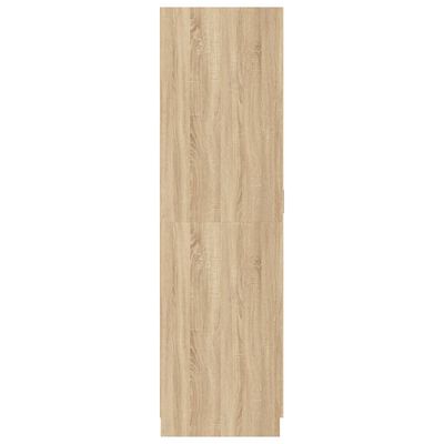 vidaXL Wardrobe Sonoma Oak 80x52x180 cm Engineered Wood, sonoma oak vidaXL Wardrobe Sonoma Oak 80x52x180 cm Engineered Wood