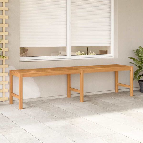 vidaXL Garden Bench 180 cm Solid Teak Wood