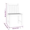 vidaXL 7 Piece Garden Dining Set Solid Wood Teak