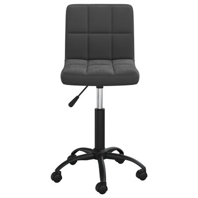 vidaXL Swivel Office Chair Black Velvet, black vidaXL Swivel Office Chair Black Velvet