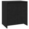 vidaXL Sideboard Black 70x41x75 cm Engineered Wood