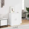vidaXL Shoe Cabinet White 60x35x70 cm Engineered Wood
