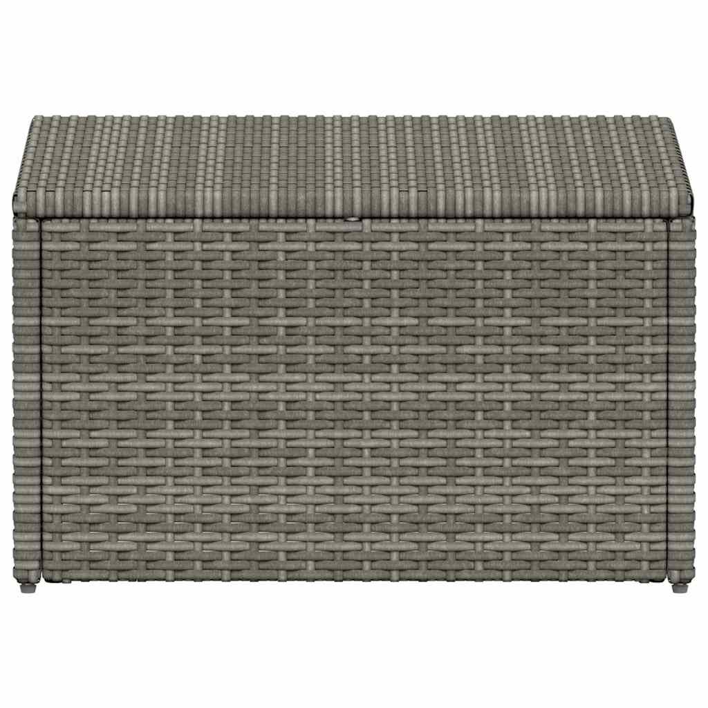 vidaXL 4 Piece Garden Lounge Set with Cushions Poly Rattan Grey