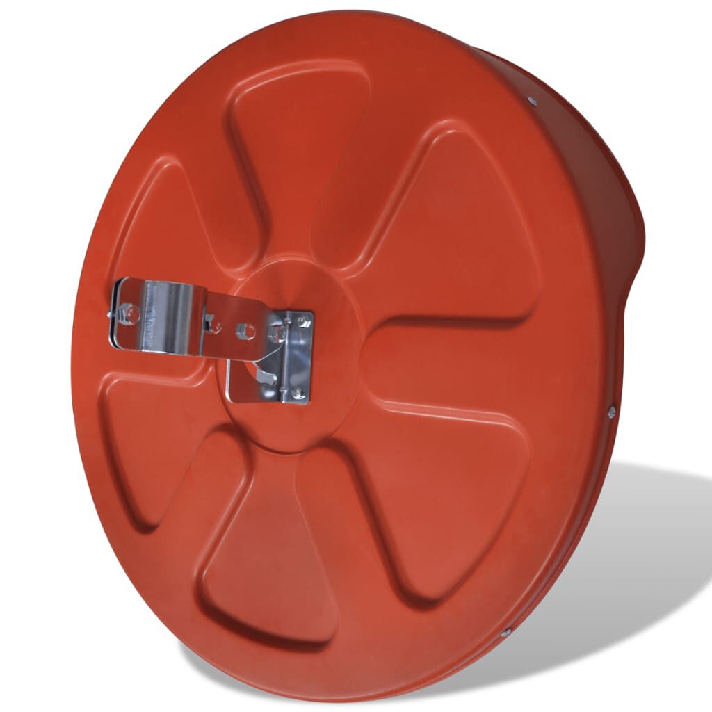 Convex Traffic Mirror PC Plastic Orange 60 cm Outdoor