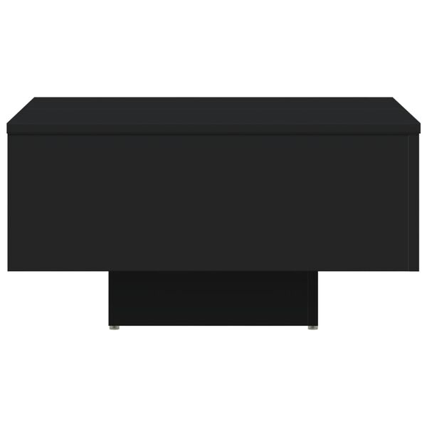 vidaXL Coffee Table Black 60x60x31.5 cm Engineered Wood