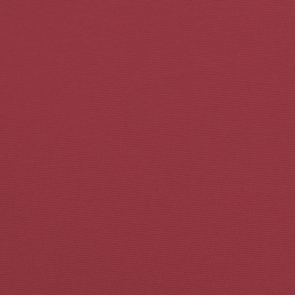 vidaXL Garden Bench Cushions 2pcs Wine Red 150x50x7cm Oxford Fabric