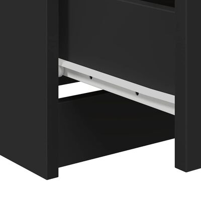vidaXL Sideboard Black 60x35x76 cm Engineered Wood, black vidaXL Sideboard Black 60x35x76 cm Engineered Wood