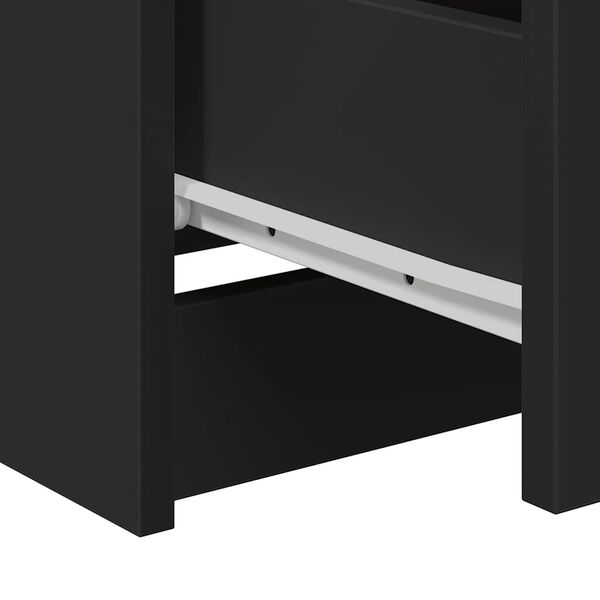 vidaXL Sideboard Black 60x35x76 cm Engineered Wood
