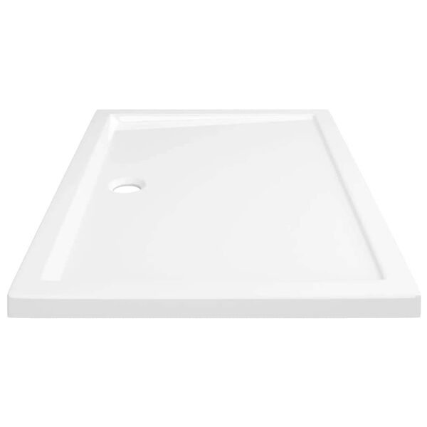 vidaXL Rectangular ABS Shower Base Tray White 70x100 cm