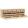 vidaXL Chicken Laying Nest 5 Compartments 117x33x38 cm Solid Pine Wood