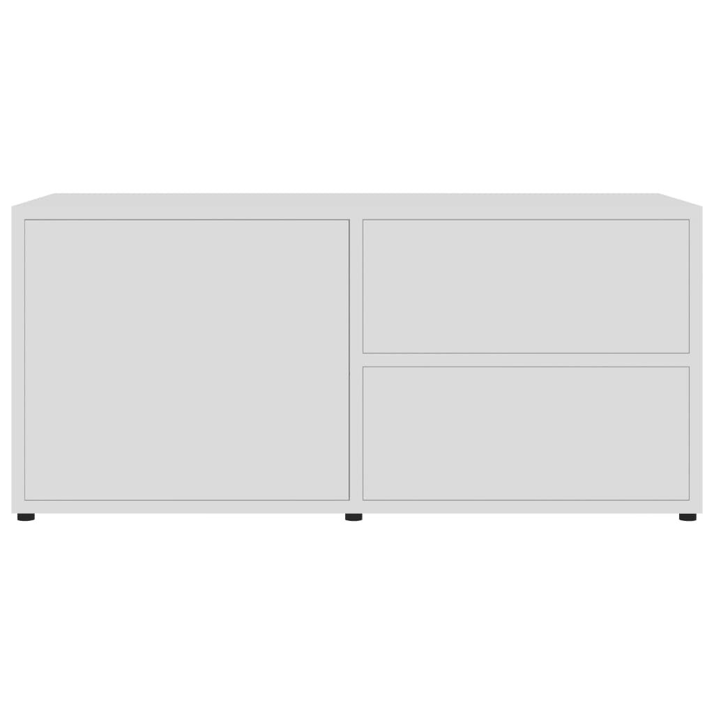 vidaXL TV Cabinet White 80x34x36 cm Engineered Wood