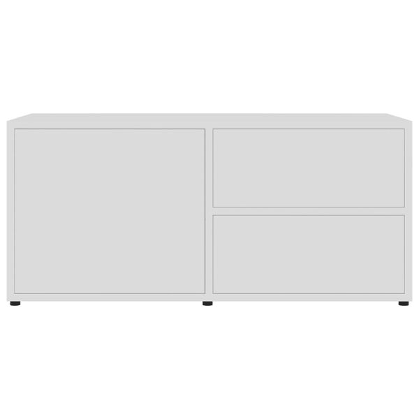 vidaXL TV Cabinet White 80x34x36 cm Engineered Wood